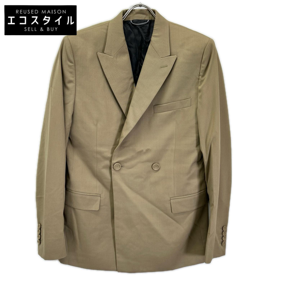 Dior HOMME ディオールオム 22aw 023c261c4739 テーラード ジャケット ダブルブレスト ピークドラペル 総裏 CDロゴ裏地 ジャケット