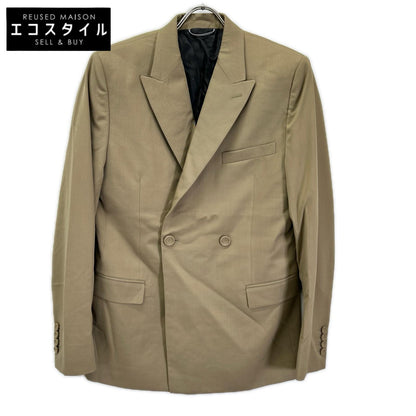 Dior HOMME ディオールオム 22aw 023c261c4739 テーラード ジャケット ダブルブレスト ピークドラペル 総裏 CDロゴ裏地 ジャケット