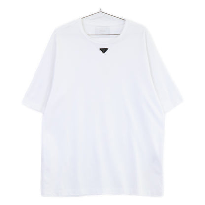 PRADA プラダ UJIN861 三角 トライアングルロゴプレート コットン クルーネック トップス
