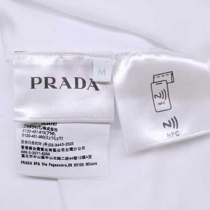 PRADA プラダ UJIN861 三角 トライアングルロゴプレート コットン クルーネック トップス