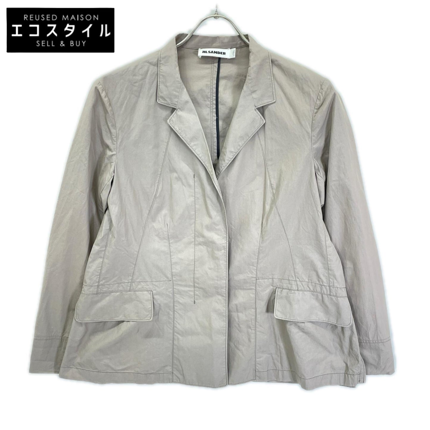 JILSANDER ジルサンダー JK JW HS 0009 3B コットンテーラードジャケット ジャケット