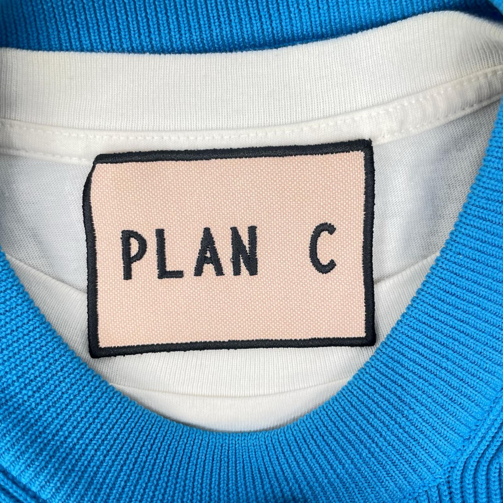 Plan C プランシー THCMD02JH0FNC01 コットン ニット 切替トップス トップス