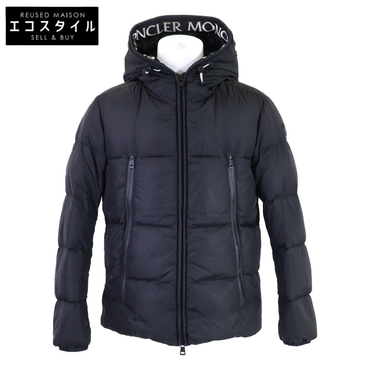 MONCLER モンクレール MONTCLAR モンクラ 内側ロゴ刺繍グログランテープ フーディダウンジャケット ジャケット