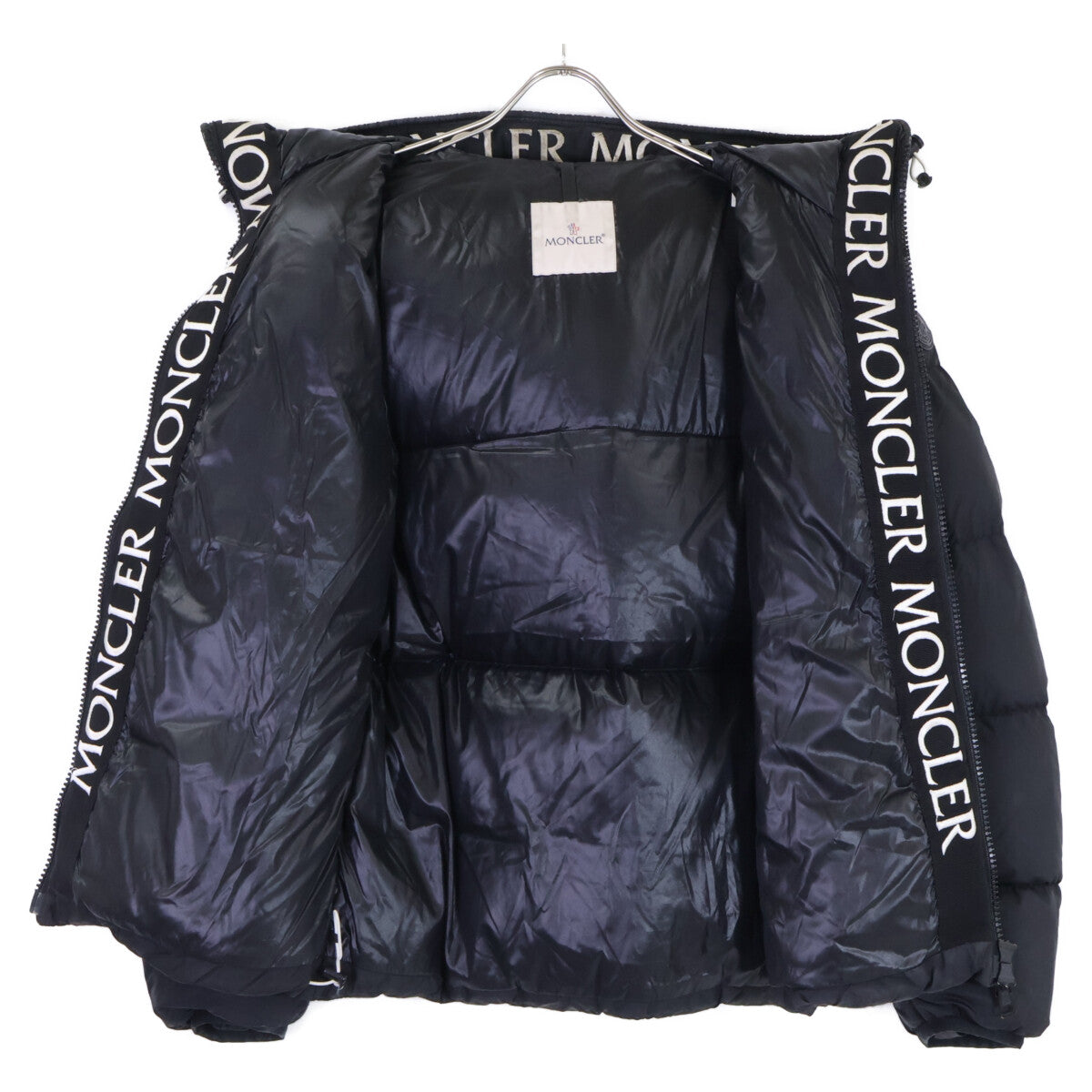 MONCLER モンクレール MONTCLAR モンクラ 内側ロゴ刺繍グログランテープ フーディダウンジャケット ジャケット