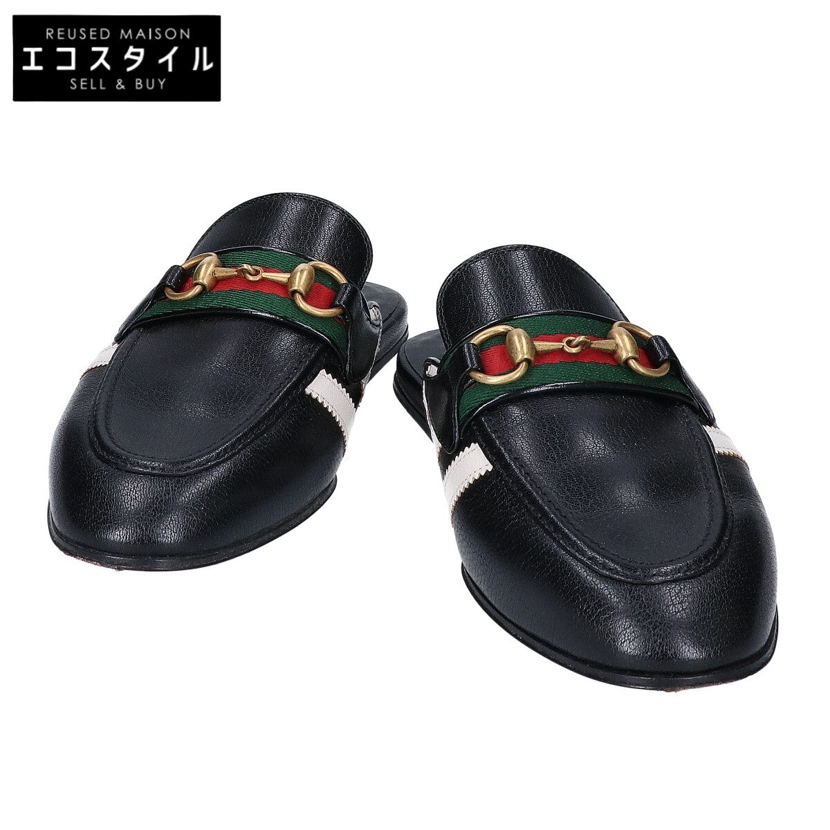 GUCCI グッチ ｘadidas アディダス ホースビット/スリーライン レザー サンダル シューズ