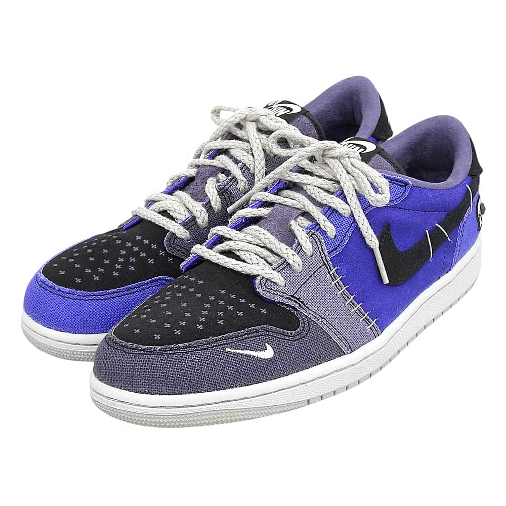 NIKE ナイキ 新品同様 Zion エアジョーダン1 Low OG シューズ メンズ パープル 26.5cm IH2309-500 シューズ