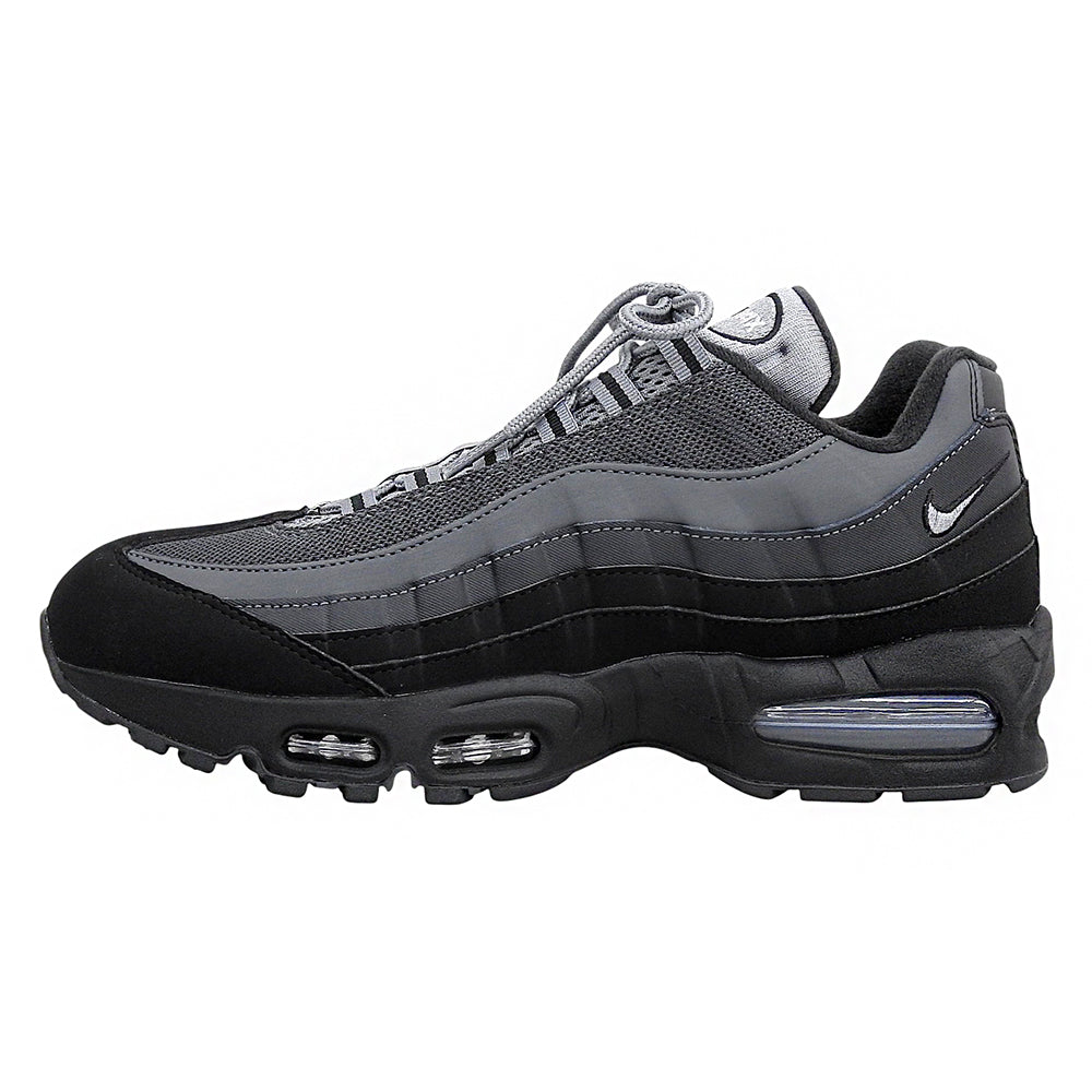 NIKE ナイキ 新品同様 Big Bubble エアマックス95 Lime Blast シューズ メンズ ブラック×グレー 27cm IQ0285-010 シューズ