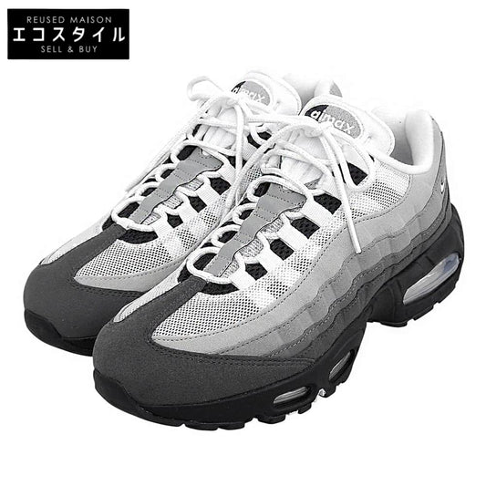 NIKE ナイキ 新品同様 Big Bubble エアマックス95 OG シューズ メンズ グレー×ホワイト 26.5cm HM4740-007 シューズ