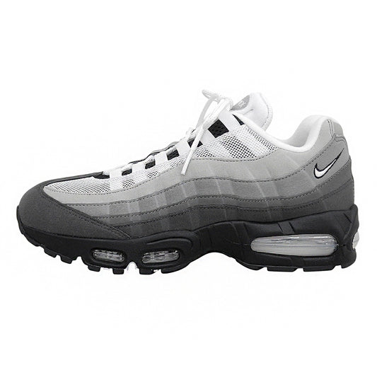NIKE ナイキ 新品同様 Big Bubble エアマックス95 OG シューズ メンズ グレー×ホワイト 26.5cm HM4740-007 シューズ