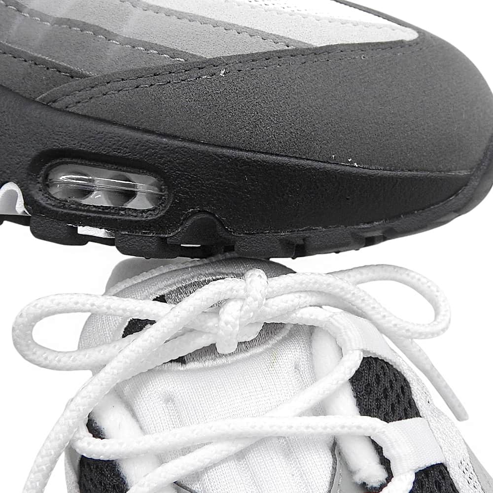 NIKE ナイキ 新品同様 Big Bubble エアマックス95 OG シューズ メンズ グレー×ホワイト 26.5cm HM4740-007 シューズ