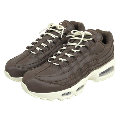 NIKE ナイキ 美品 Big Bubble エアマックス95 レザー スニーカー シューズ メンズ ブラウン 27cm IM0696-200 シューズ