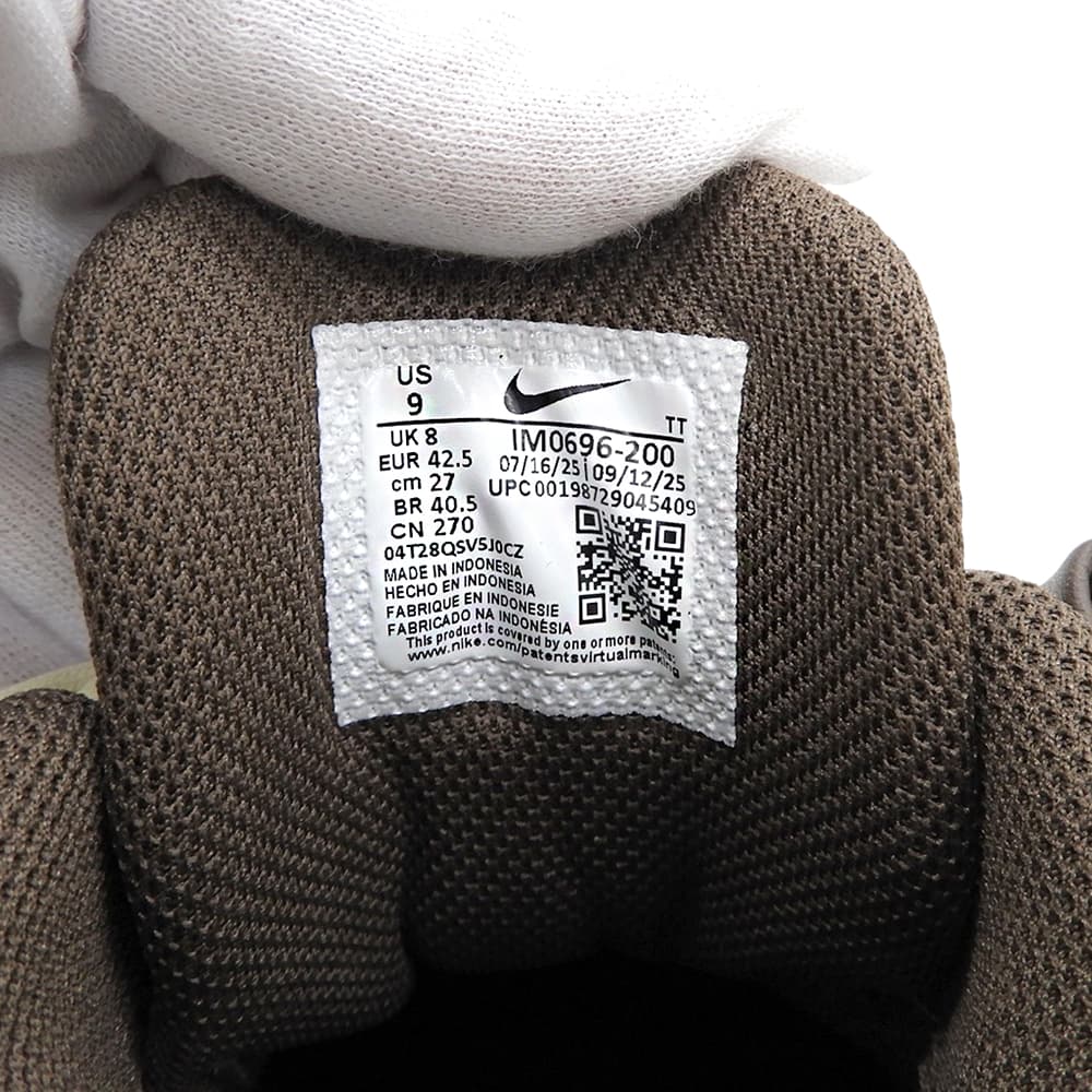 NIKE ナイキ 美品 Big Bubble エアマックス95 レザー スニーカー シューズ メンズ ブラウン 27cm IM0696-200 シューズ