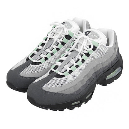 NIKE ナイキ 新品同様 Big Bubble エアマックス95 シューズ メンズ ホワイト×グリーン 27.0cm HJ5996-005 シューズ