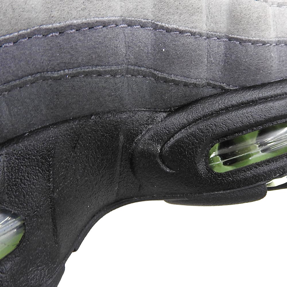 NIKE ナイキ 新品同様 Big Bubble エアマックス95 シューズ メンズ ホワイト×グリーン 27.0cm HJ5996-005 シューズ