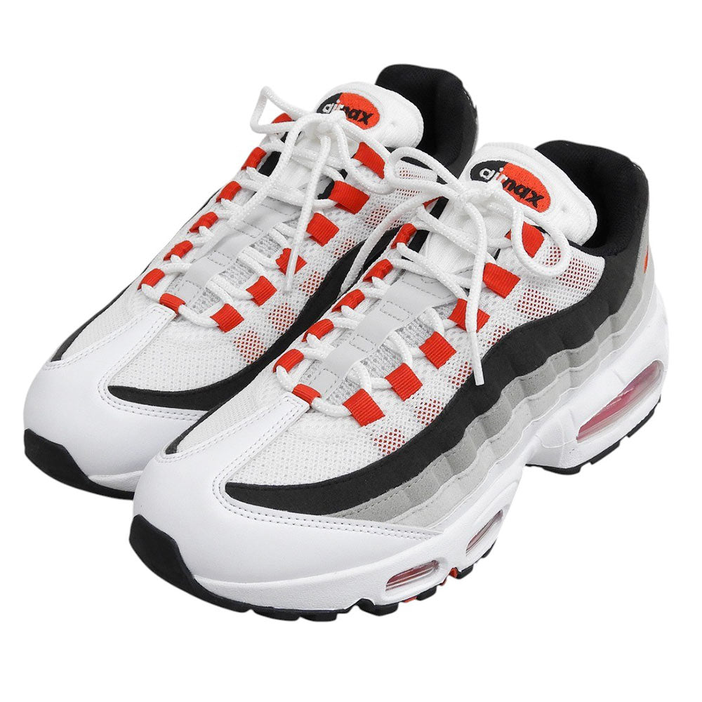 NIKE ナイキ 新品同様 Big Bubble エアマックス95 PRM シューズ メンズ ホワイト×グレー 26.5cm IB7862-100 シューズ