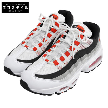 NIKE ナイキ 新品同様 Big Bubble エアマックス95 PRM シューズ メンズ ホワイト×グレー 26.5cm IB7862-100 シューズ