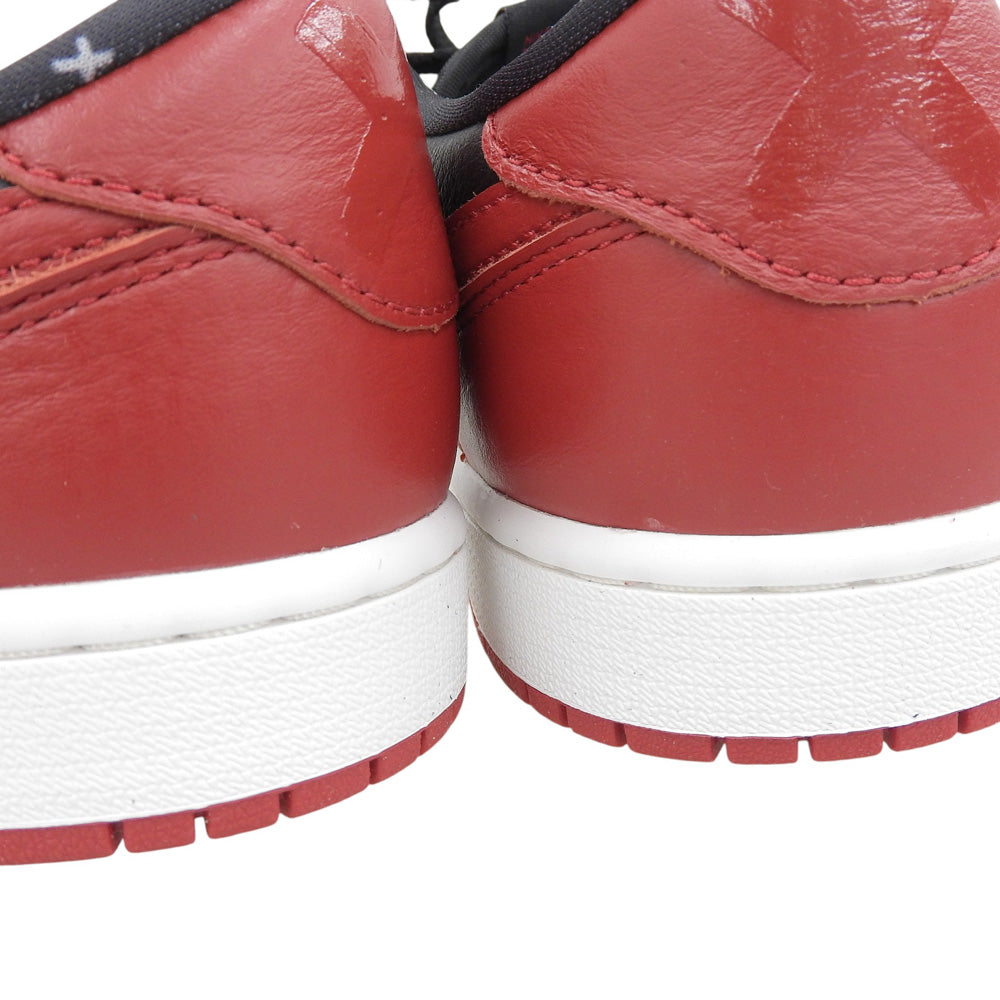 NIKE ナイキ 新品同様 エアジョーダン1 レトロ Low OG シューズ メンズ ブラック×レッド 26.5cm IW6276ー001 シューズ