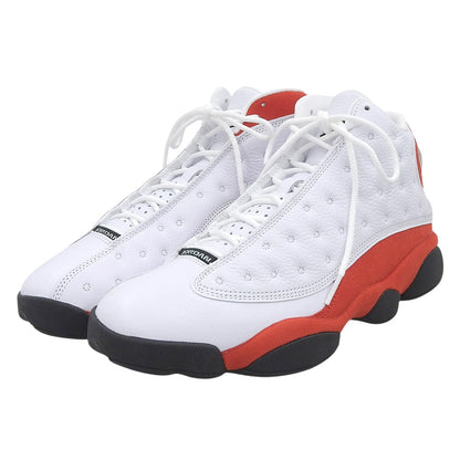 NIKE ナイキ 新品同様 エアジョーダン13 レトロ ハイカット シューズ メンズ ホワイト×レッド 27cm 414571-102 シューズ
