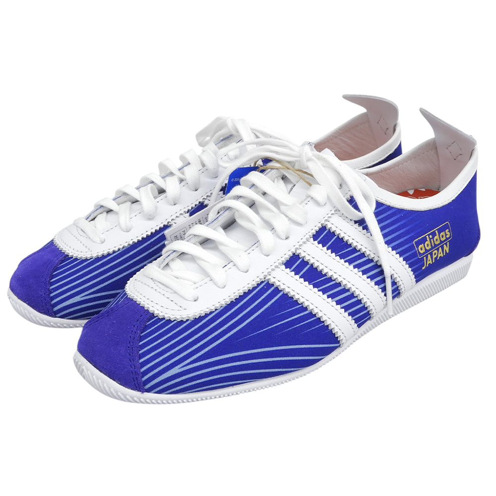 adidas アディダス 新品同様 JAPAN JFA HOME ローカット スニーカー シューズ メンズ ブルー 26.5cm KI8566 シューズ