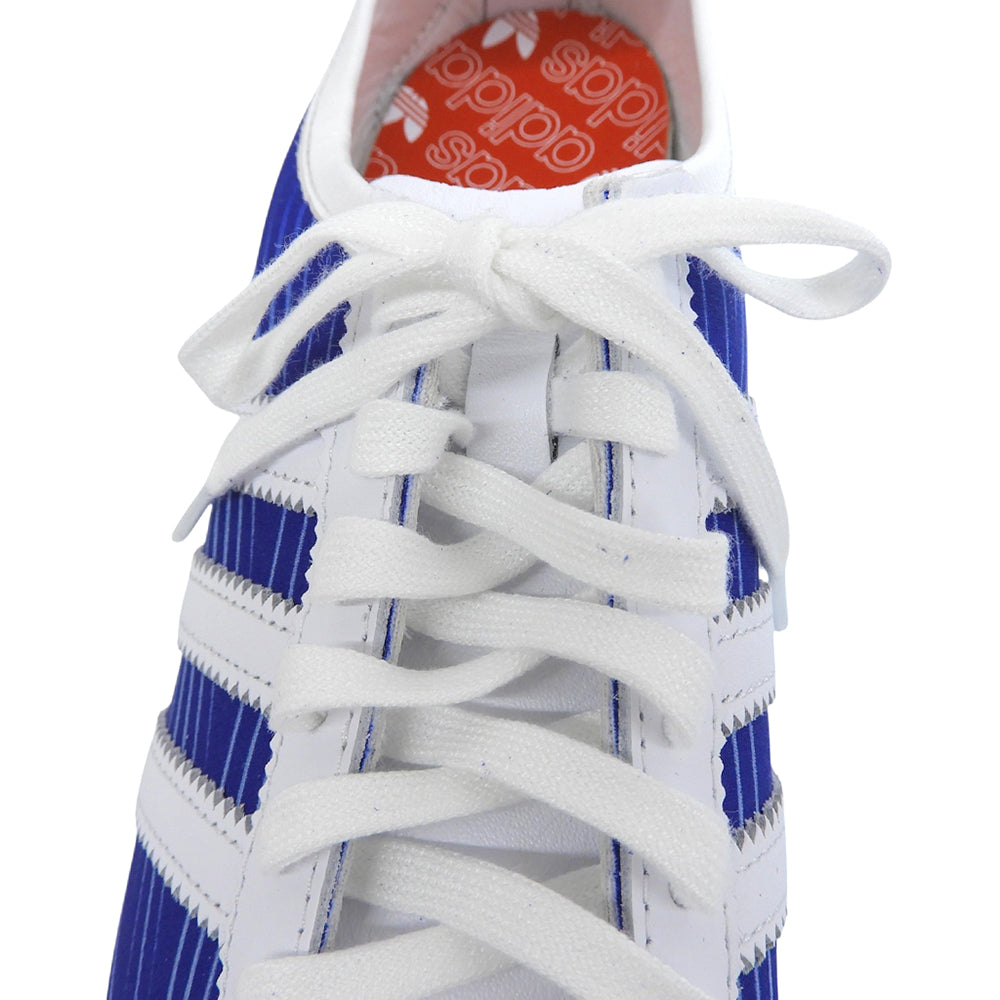 adidas アディダス 新品同様 JAPAN JFA HOME ローカット スニーカー シューズ メンズ ブルー 26.5cm KI8566 シューズ