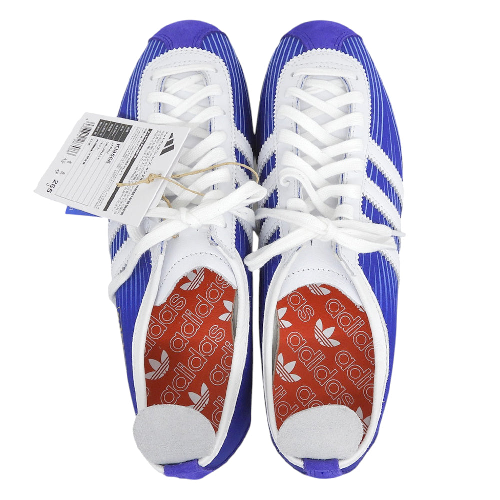 adidas アディダス 新品同様 JAPAN JFA HOME ローカット スニーカー シューズ メンズ ブルー 26.5cm KI8566 シューズ