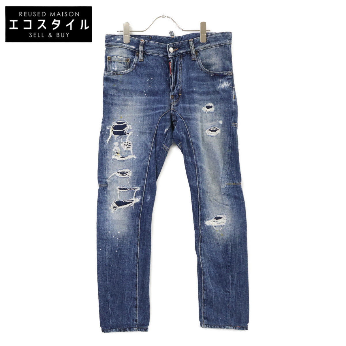 DSQUARED2 ディースクエアード S74LA0896 インディゴ デニム TIDY BIKER JEAN ボトムス
