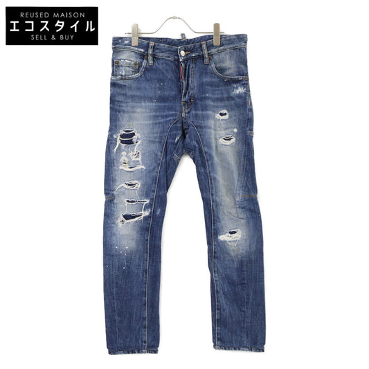 DSQUARED2 ディースクエアード S74LA0896 インディゴ デニム TIDY BIKER JEAN ボトムス