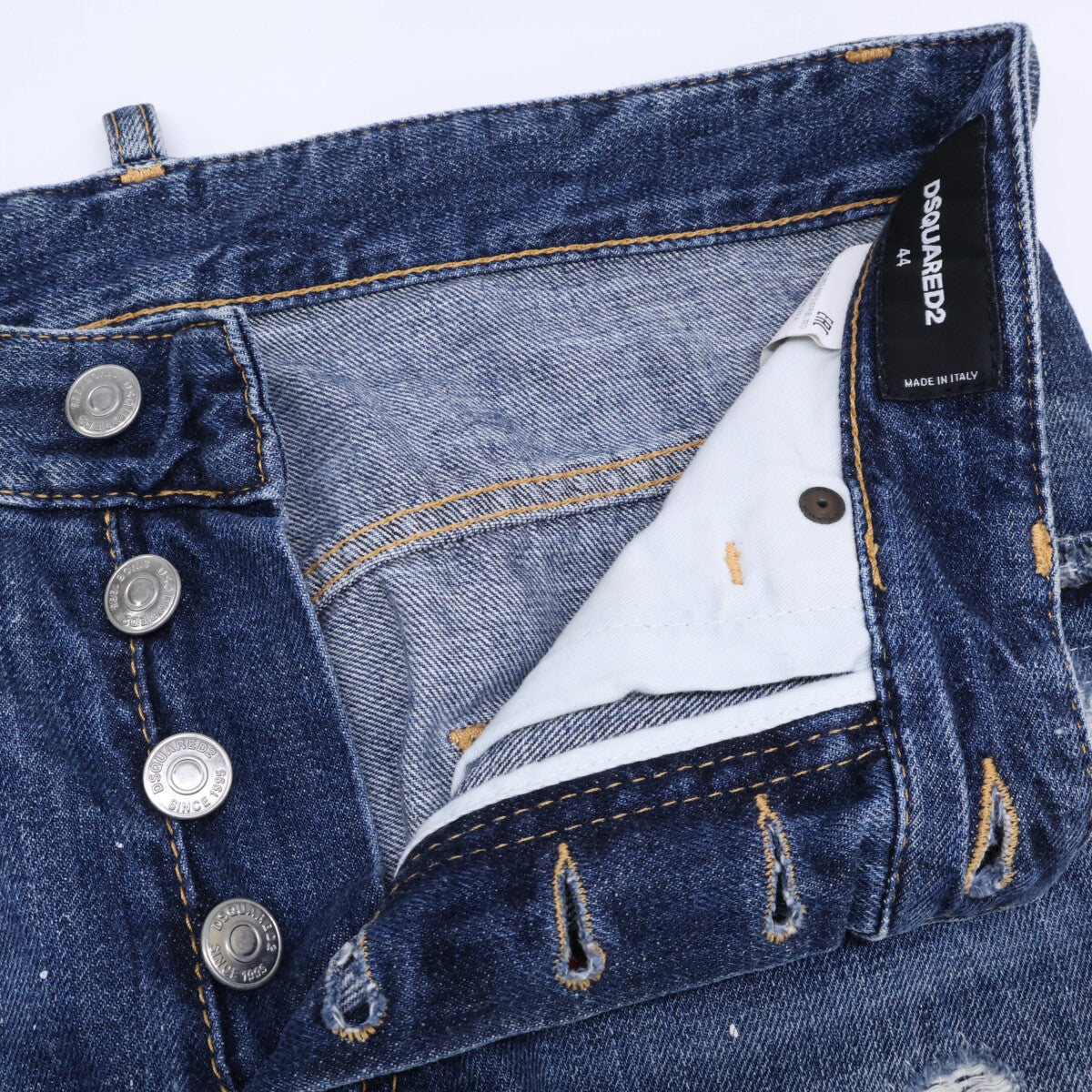 DSQUARED2 ディースクエアード S74LA0896 インディゴ デニム TIDY BIKER JEAN ボトムス