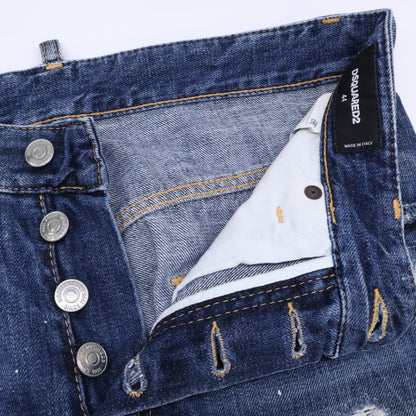 DSQUARED2 ディースクエアード S74LA0896 インディゴ デニム TIDY BIKER JEAN ボトムス