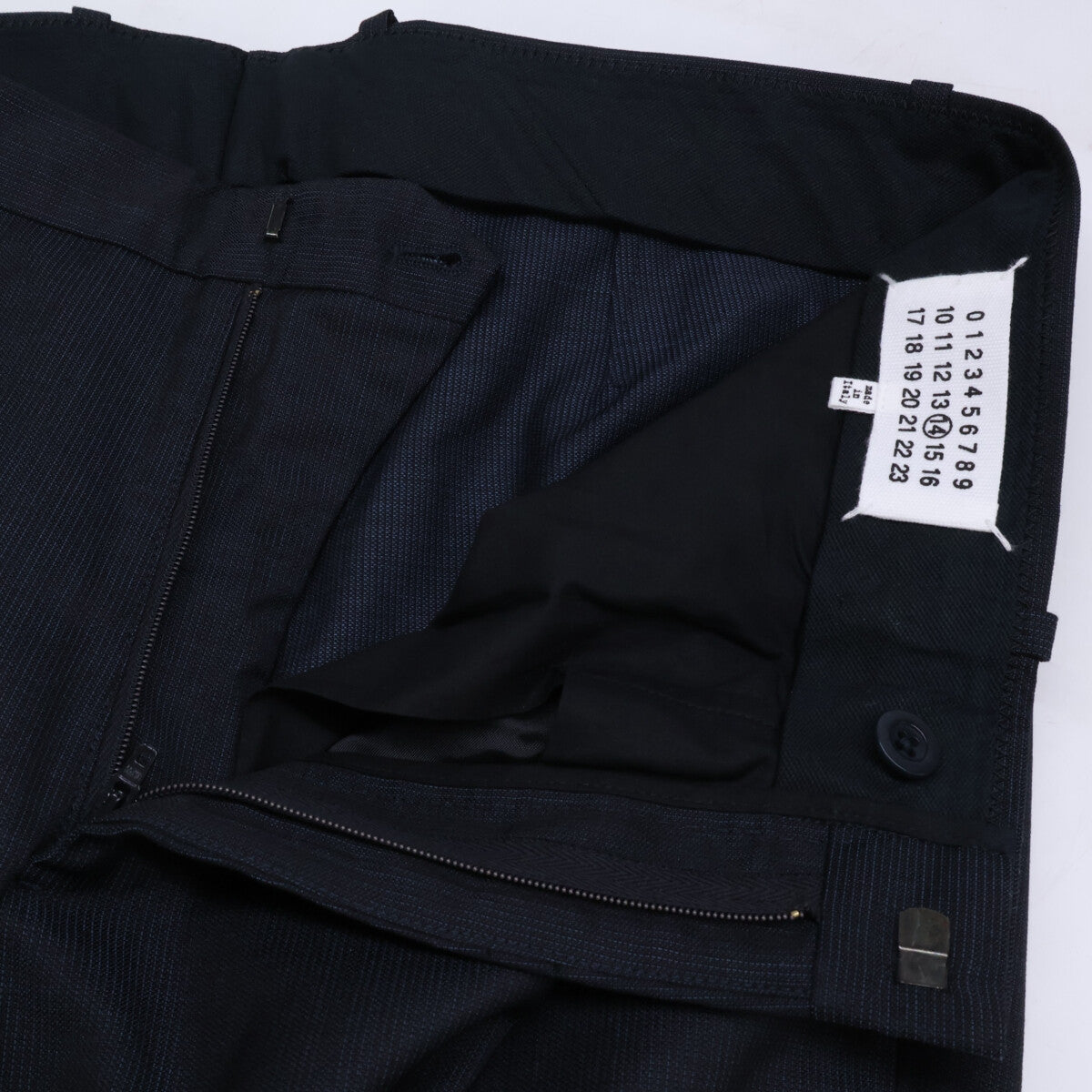 Maison margiela メゾンマルジェラ S30FT0063 グレー ウール タックスラックス ボトムス