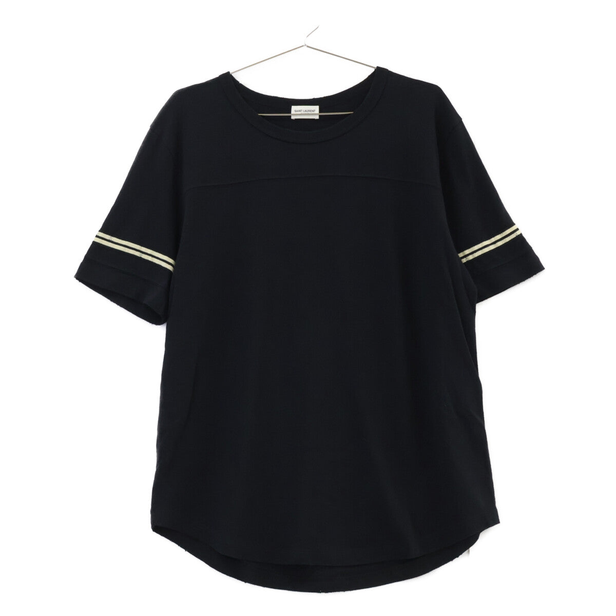 SAINT LAURENT PARIS サンローランパリ 624992 半袖シャツ ダメージ加工バックプリントT トップス
