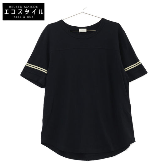 SAINT LAURENT PARIS サンローランパリ 624992 半袖シャツ ダメージ加工バックプリントT トップス