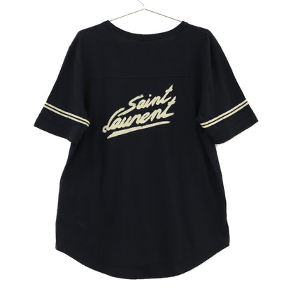 SAINT LAURENT PARIS サンローランパリ 624992 半袖シャツ ダメージ加工バックプリントT トップス