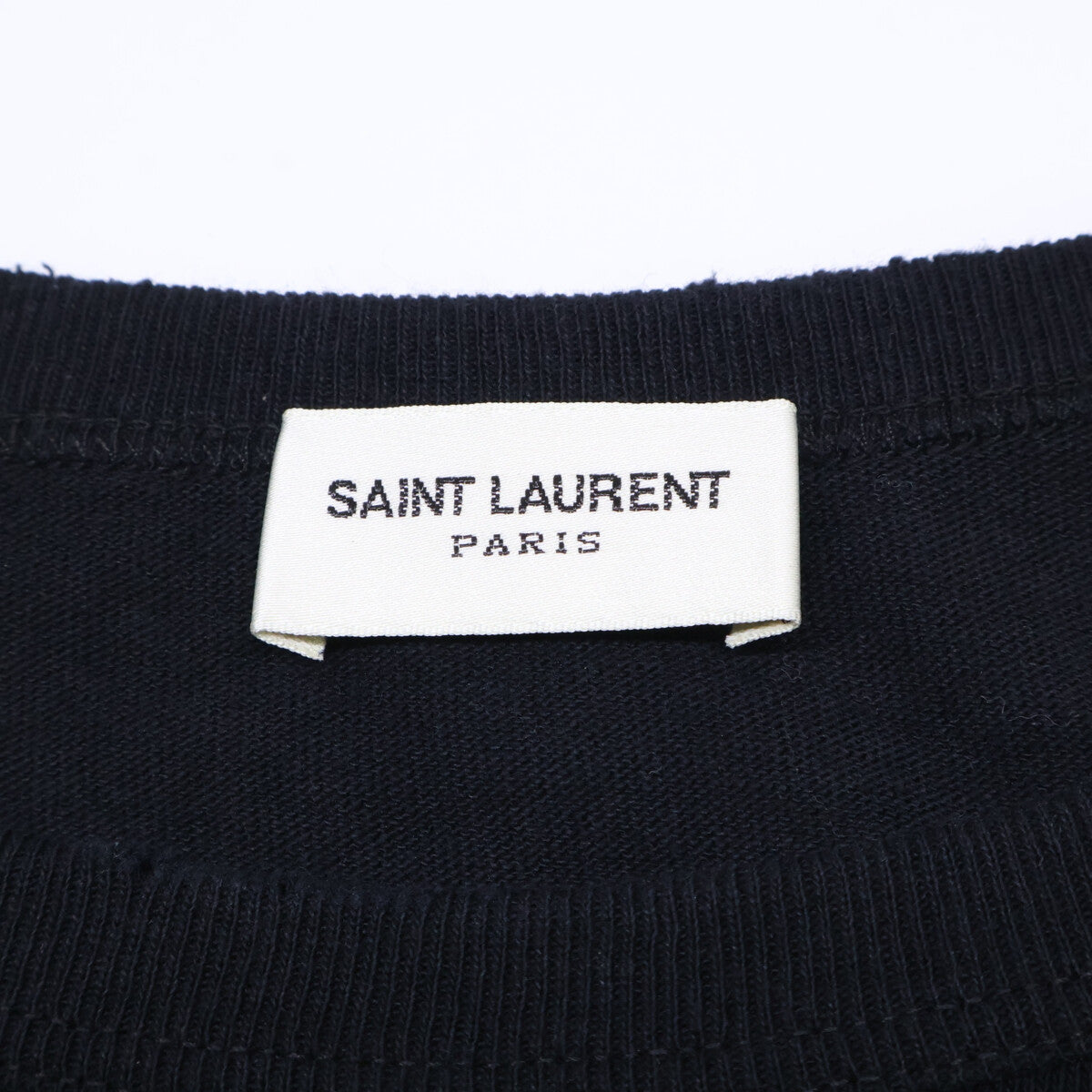 SAINT LAURENT PARIS サンローランパリ 624992 半袖シャツ ダメージ加工バックプリントT トップス