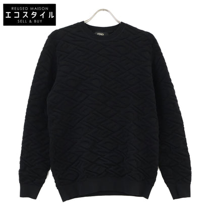 FENDI フェンディ FZX061 AL3M FF柄 ニット ブラック トップス