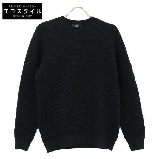 FENDI フェンディ FZX061 AL3M FF柄 ニット ブラック トップス