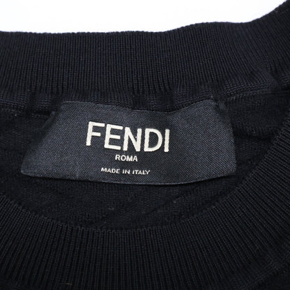 FENDI フェンディ FZX061 AL3M FF柄 ニット ブラック トップス