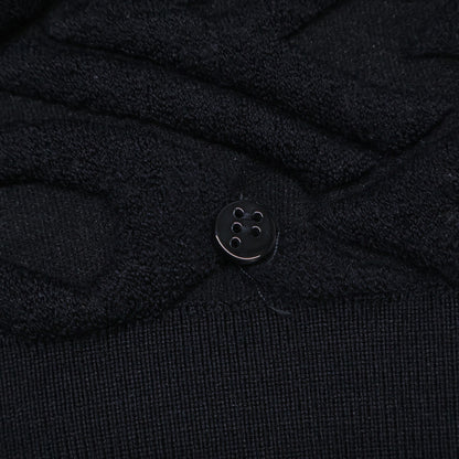 FENDI フェンディ FZX061 AL3M FF柄 ニット ブラック トップス