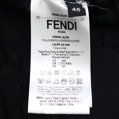 FENDI フェンディ FZX061 AL3M FF柄 ニット ブラック トップス