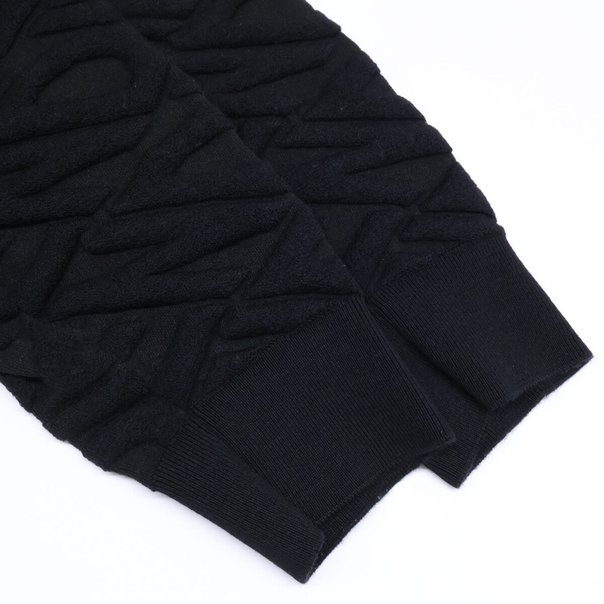 FENDI フェンディ FZX061 AL3M FF柄 ニット ブラック トップス