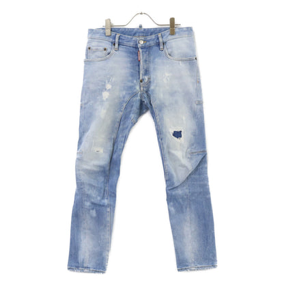 DSQUARED2 ディースクエアード S74LB0734 TIDY BIKER JEAN インディゴ デニム ボトムス