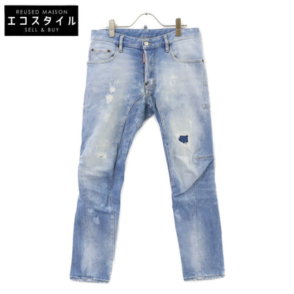 DSQUARED2 ディースクエアード S74LB0734 TIDY BIKER JEAN インディゴ デニム ボトムス