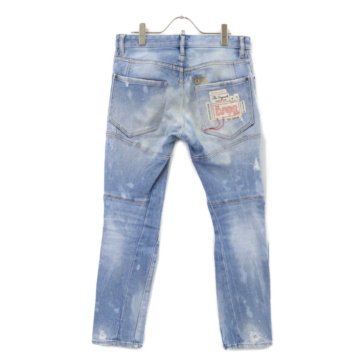 DSQUARED2 ディースクエアード S74LB0734 TIDY BIKER JEAN インディゴ デニム ボトムス