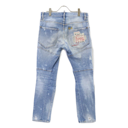 DSQUARED2 ディースクエアード S74LB0734 TIDY BIKER JEAN インディゴ デニム ボトムス