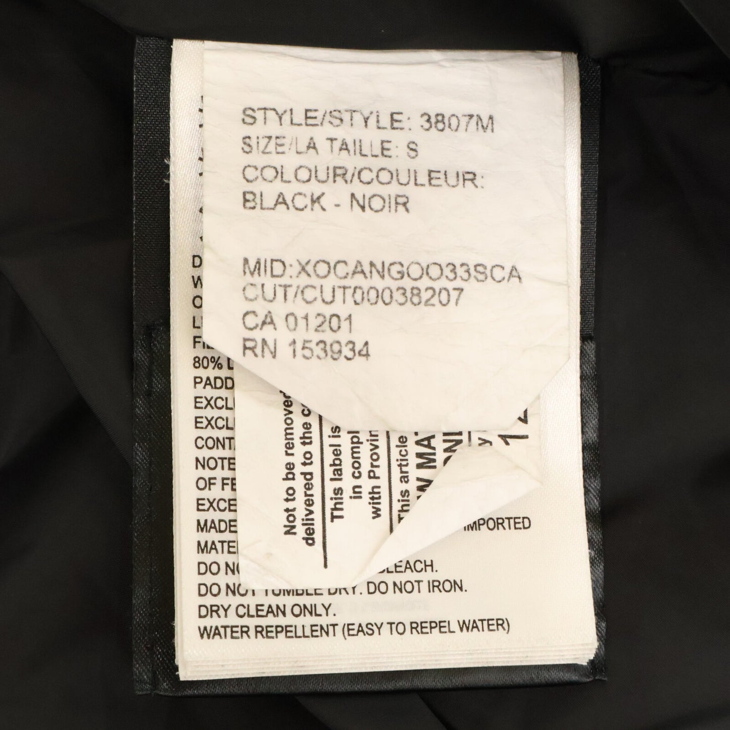 CANADA GOOSE カナダグース 3807MA WOOLFORD ウールフォード ダウンジャケット ジャケット