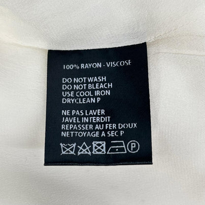Haider Ackermann ハイダーアッカーマン 193-2205-139-003 ホワイト レーヨン ドレス ワンピース
