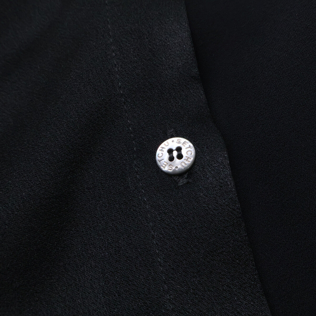 SETCHU セッチュウ ブラック レーヨン 変形ワンピース ドレス ワンピース