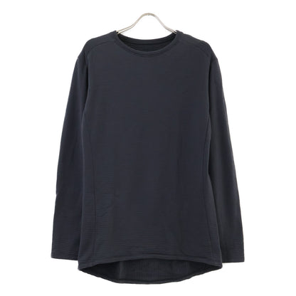 グレー メリノウール 長袖Tシャツ トップス