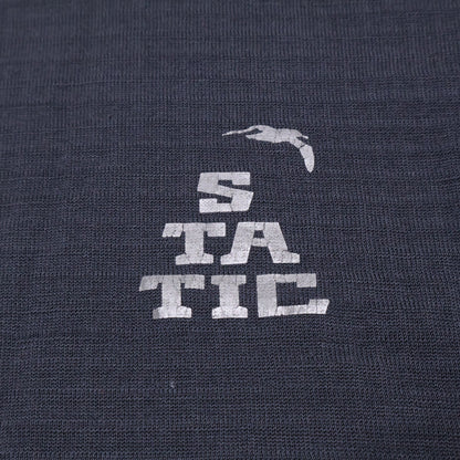 グレー メリノウール 長袖Tシャツ トップス