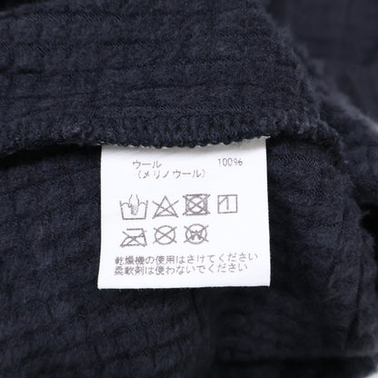 グレー メリノウール 長袖Tシャツ トップス